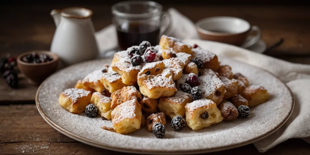 Klassischer Kaiserschmarrn mit Rosinen