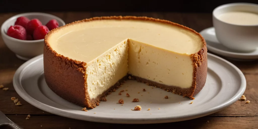 Klassischer Käsekuchen ohne Boden