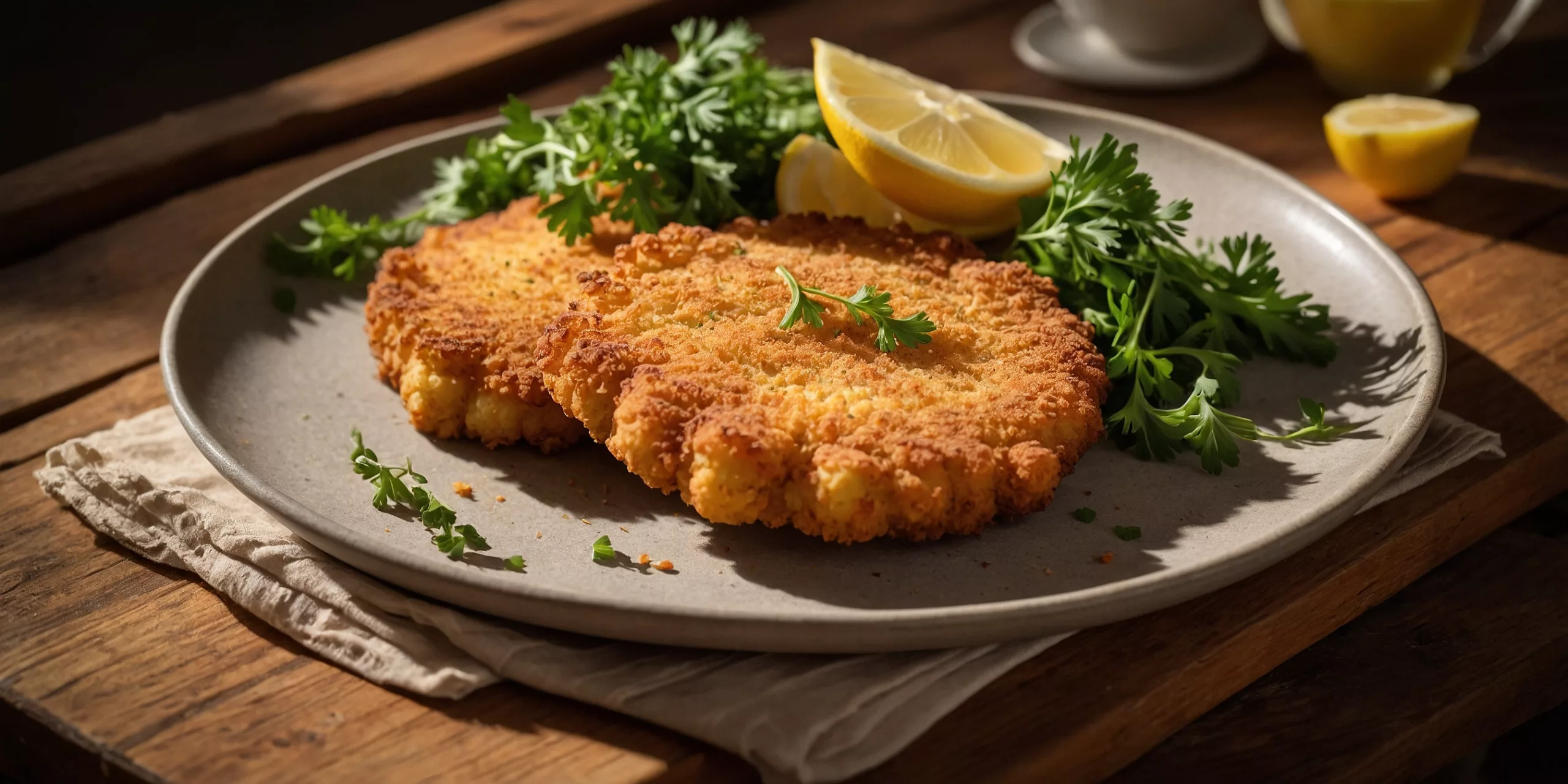 Knusprige Blumenkohl-Schnitzel