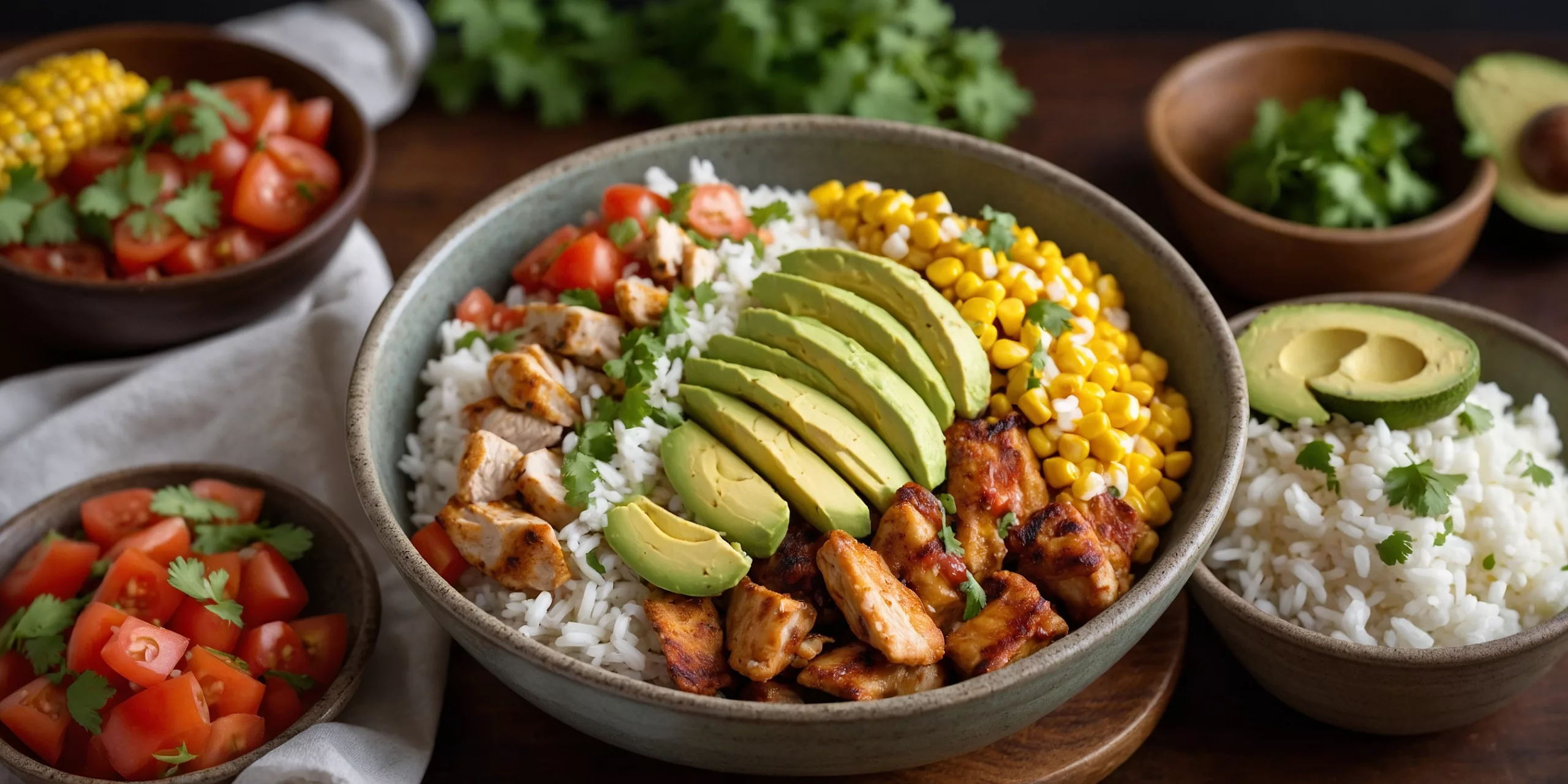 Knusprige Chicken Burrito Bowl