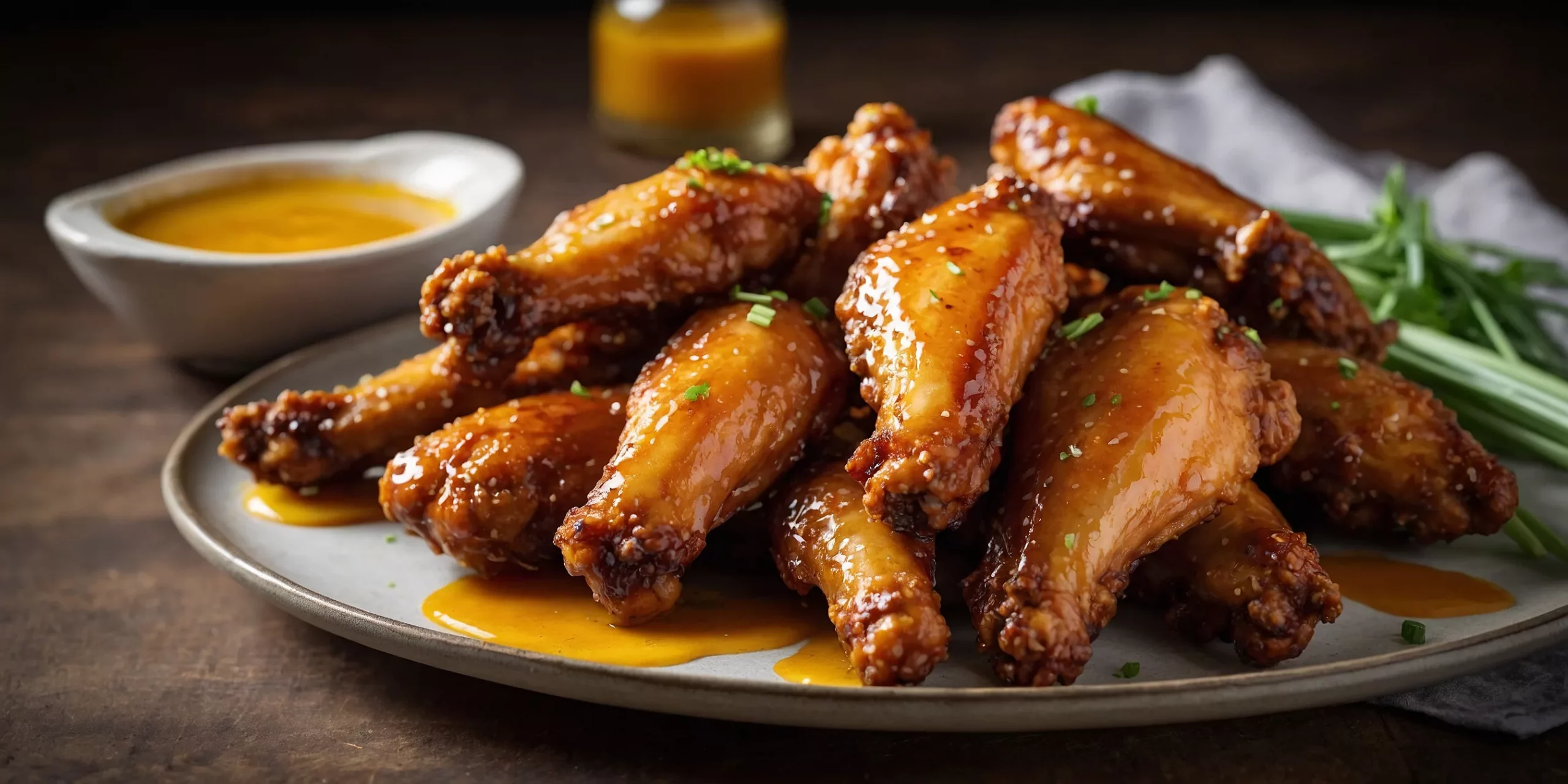 Knusprige Chicken Wings mit Honig-Senf-Glasur – YummAi