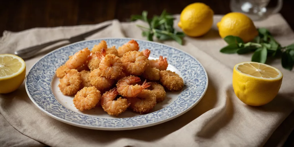 Knusprige Garnelen im Panko-Mantel