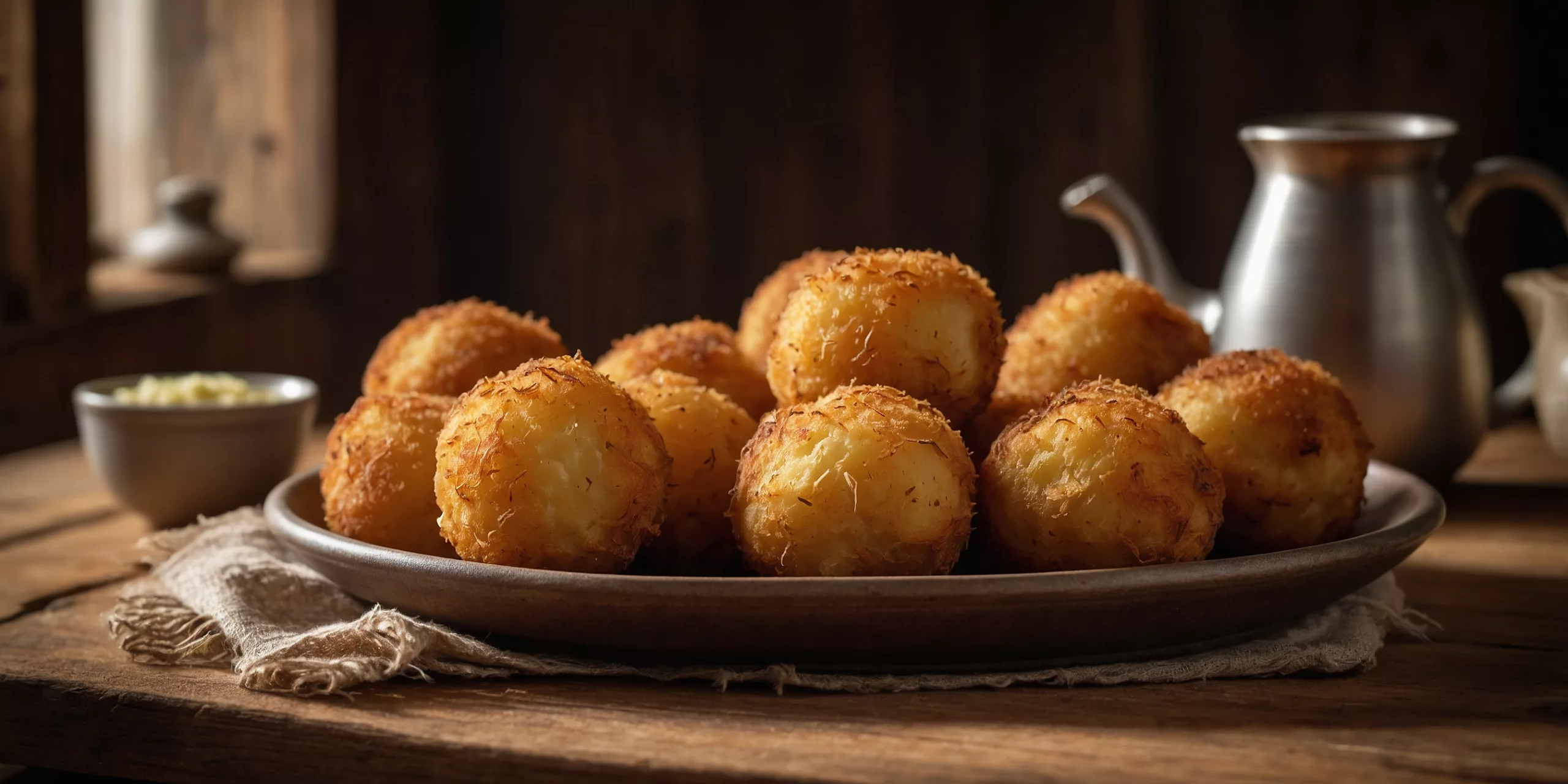 Knusprige Gebackene Kartoffelbällchen