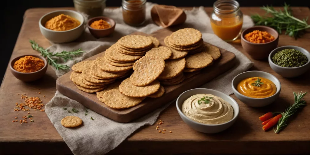 Knusprige Linsencracker