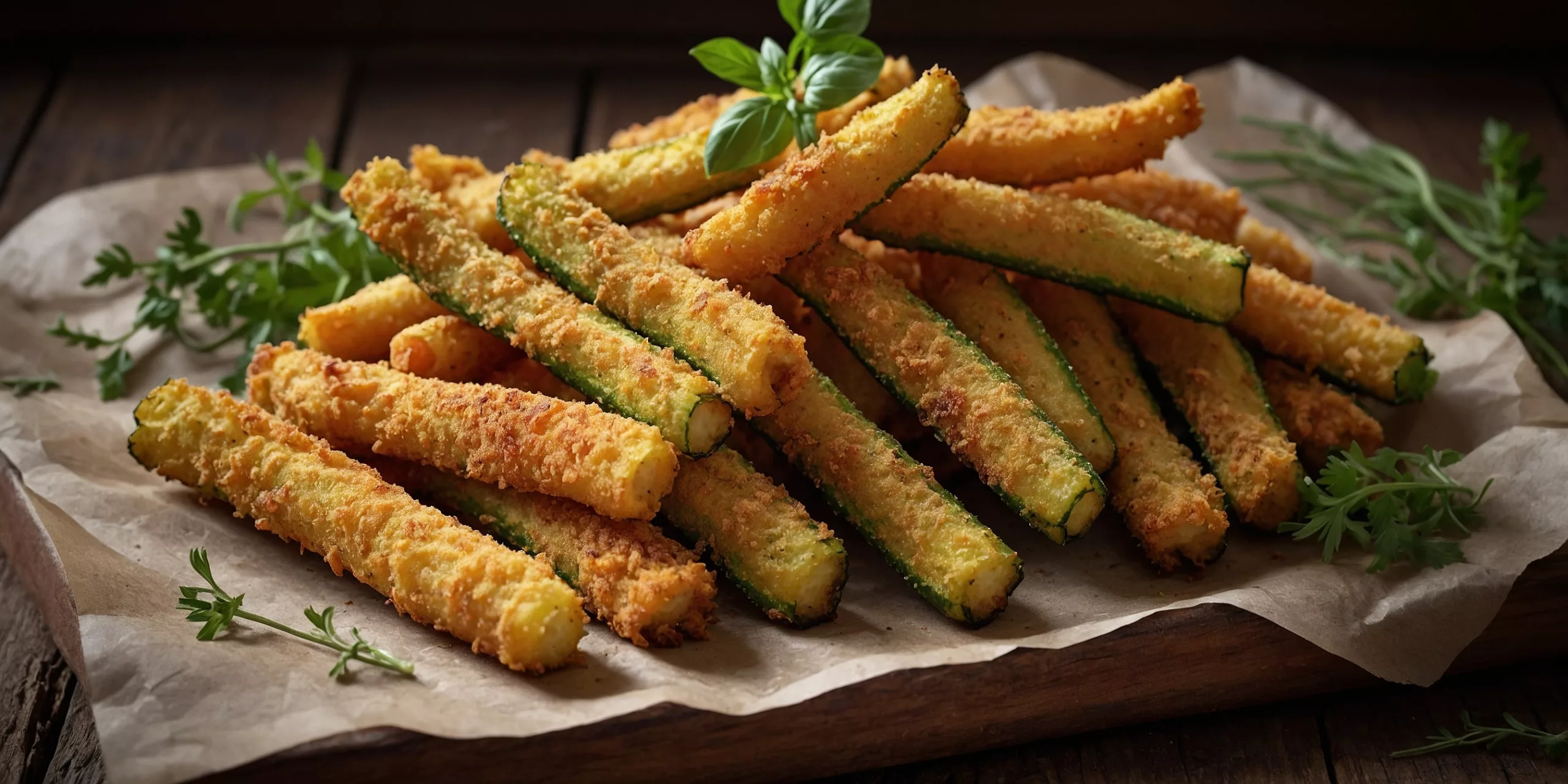 Knusprige Low Carb Zucchini-Pommes