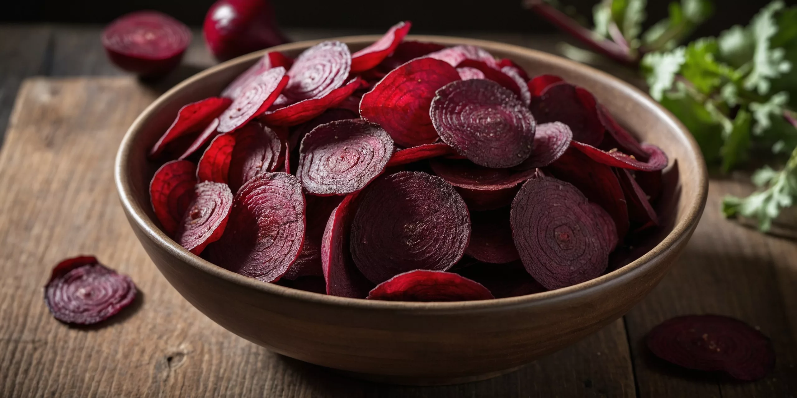 Knusprige Rote-Bete-Chips aus dem Ofen