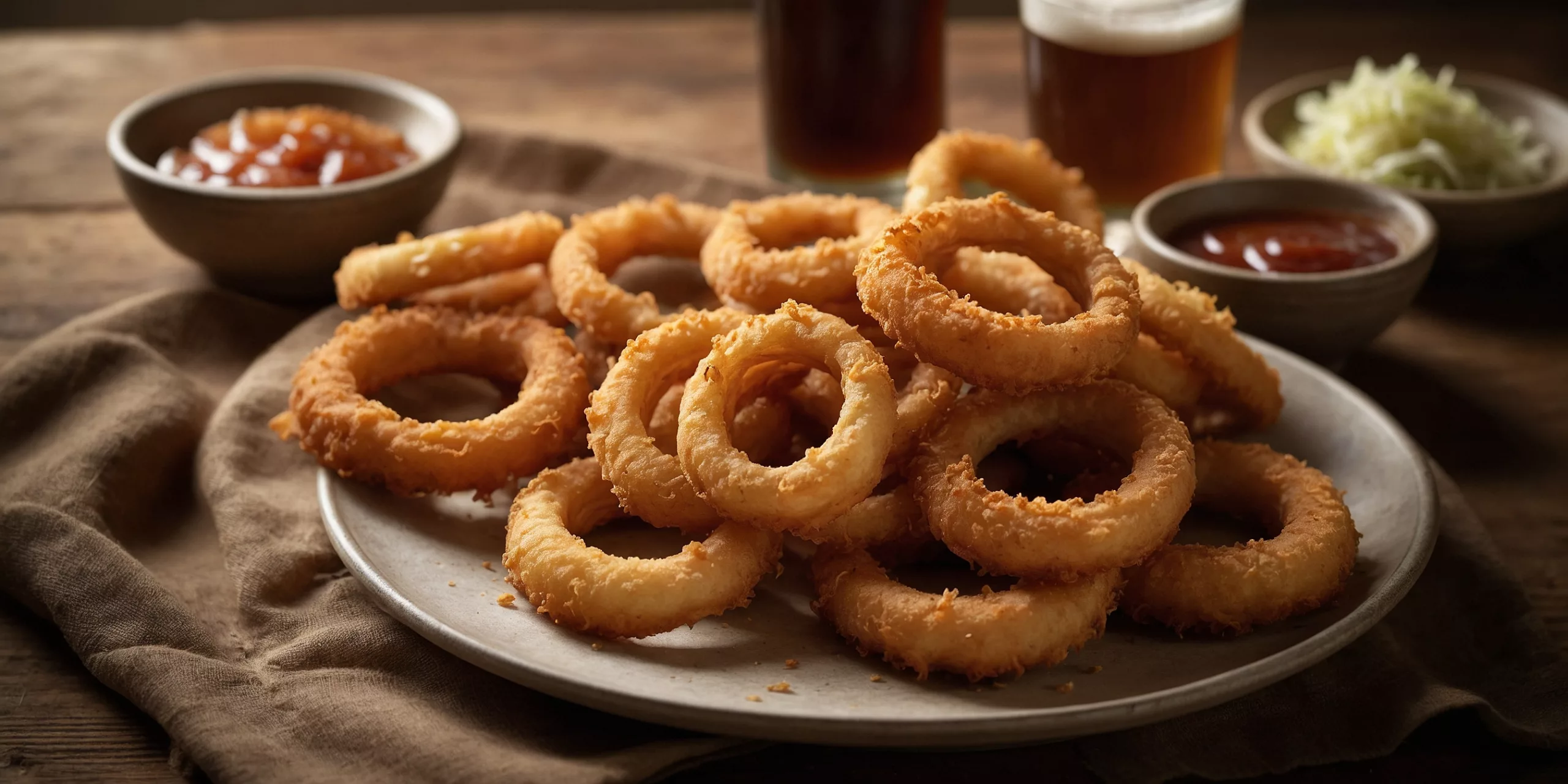 Knusprige Zwiebelringe mit Bierteig – YummAi
