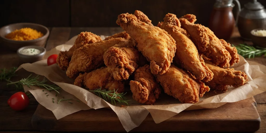Knuspriges Amerikanisches Fried Chicken