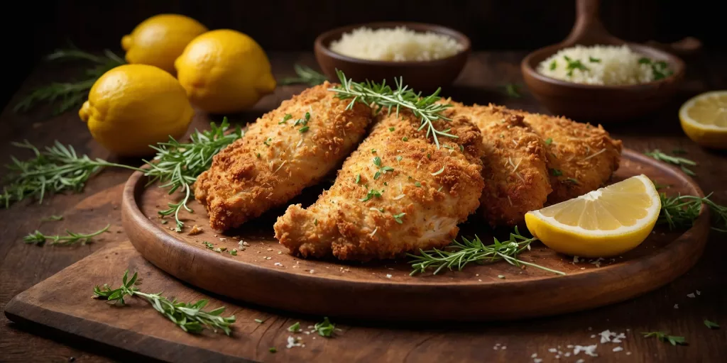 Knuspriges Parmesan-Hähnchen