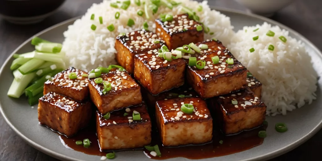 Koreanisches BBQ Tofu