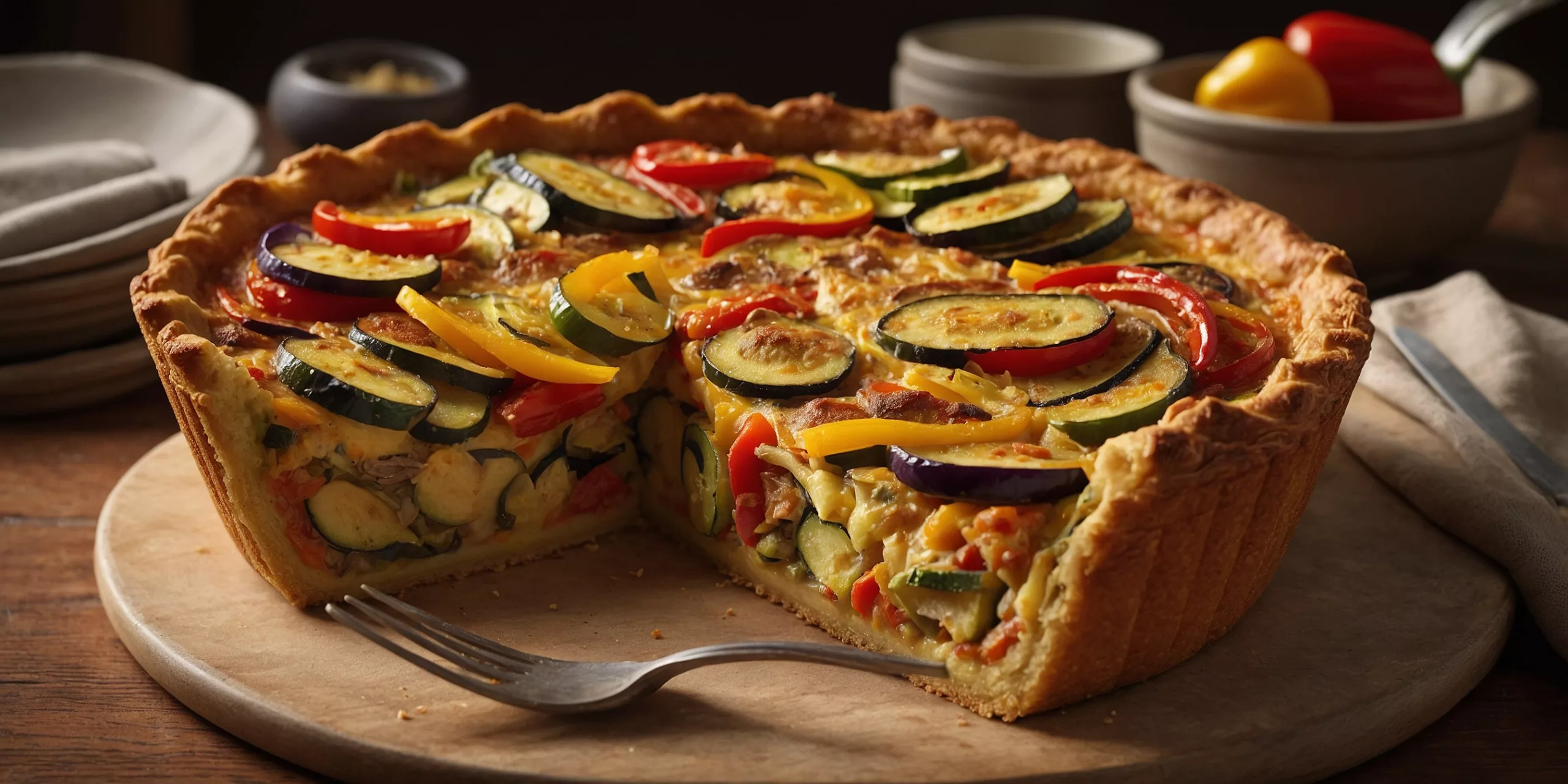Köstliche Ratatouille-Quiche
