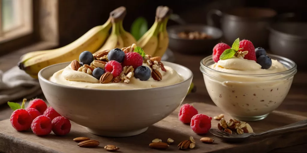 Köstliche Bananen-Nicecream