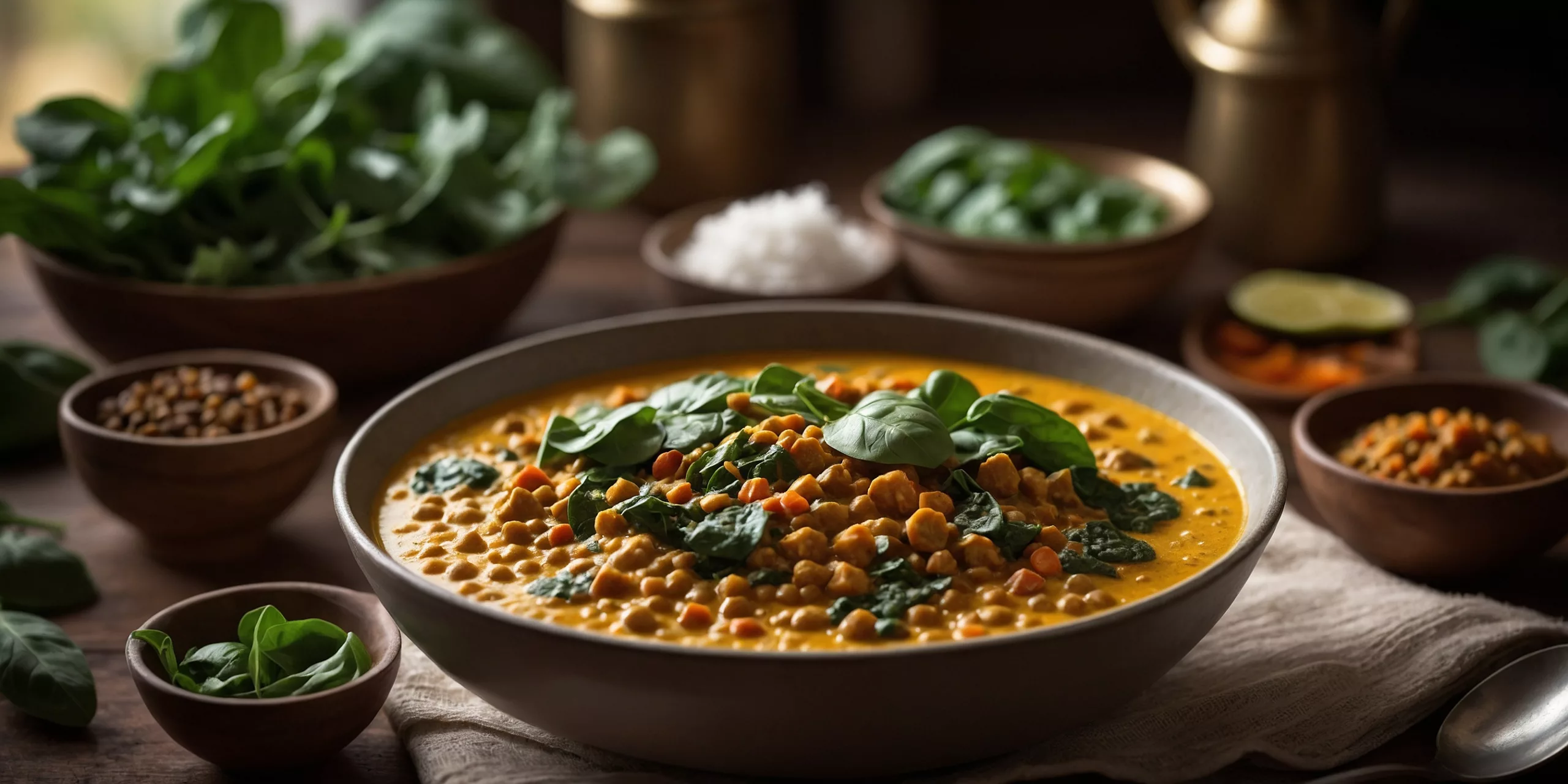 Laktosefreies Kokos-Curry mit Linsen
