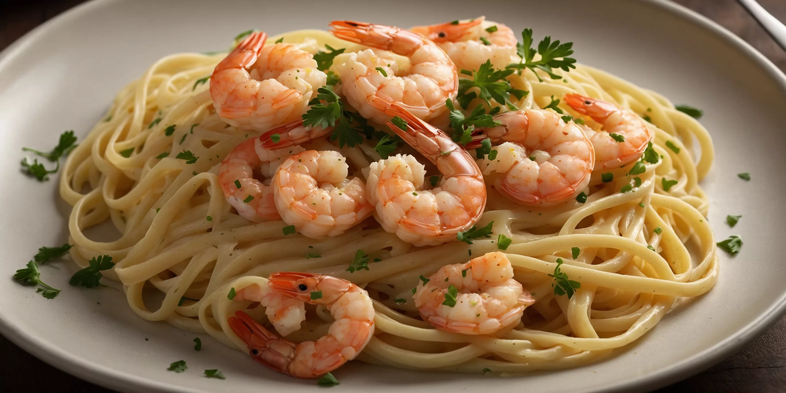 Linguine mit Garnelen und Zitronenbutter