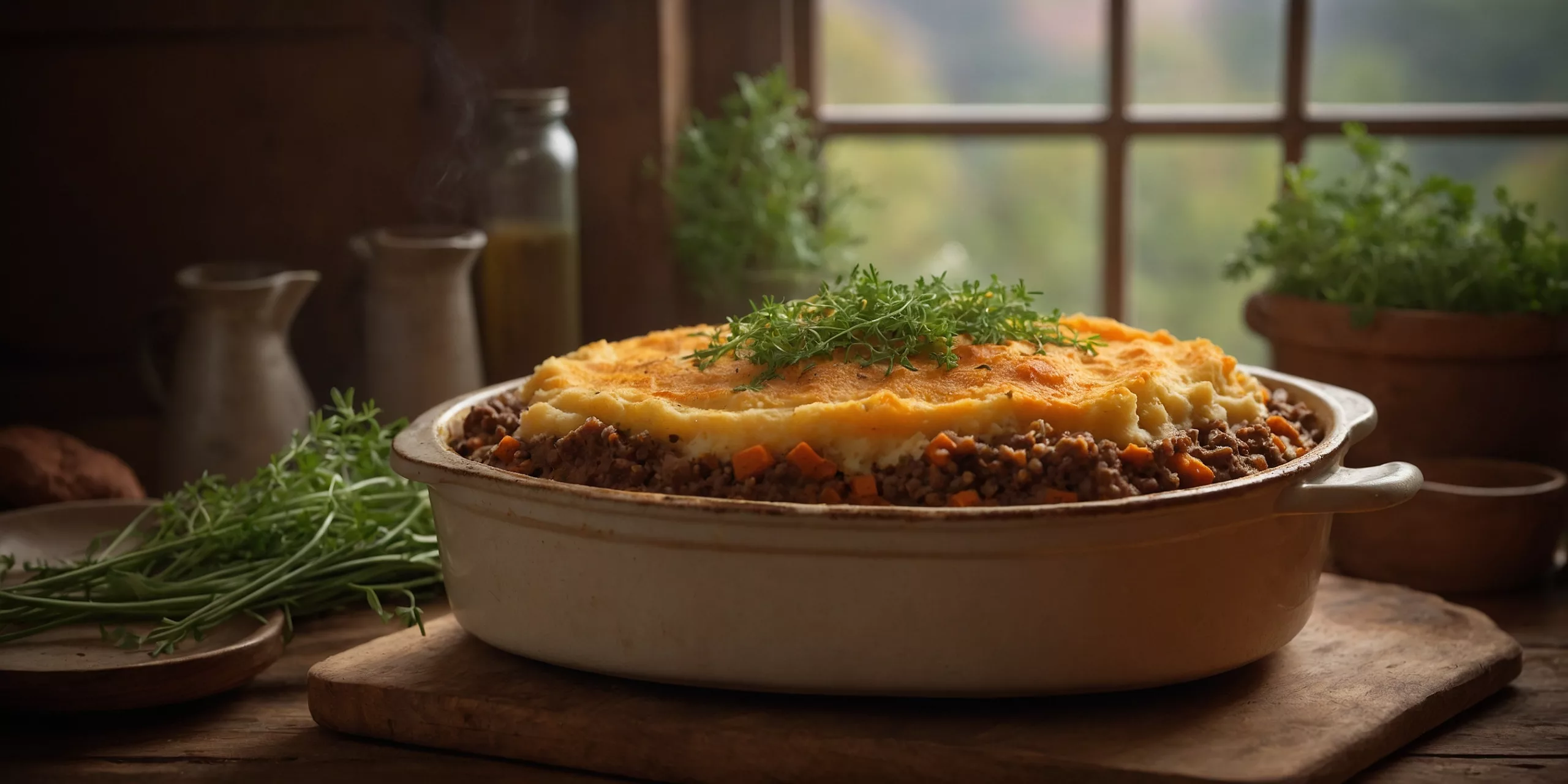 Linsen- und Süßkartoffel Shepherd’s Pie