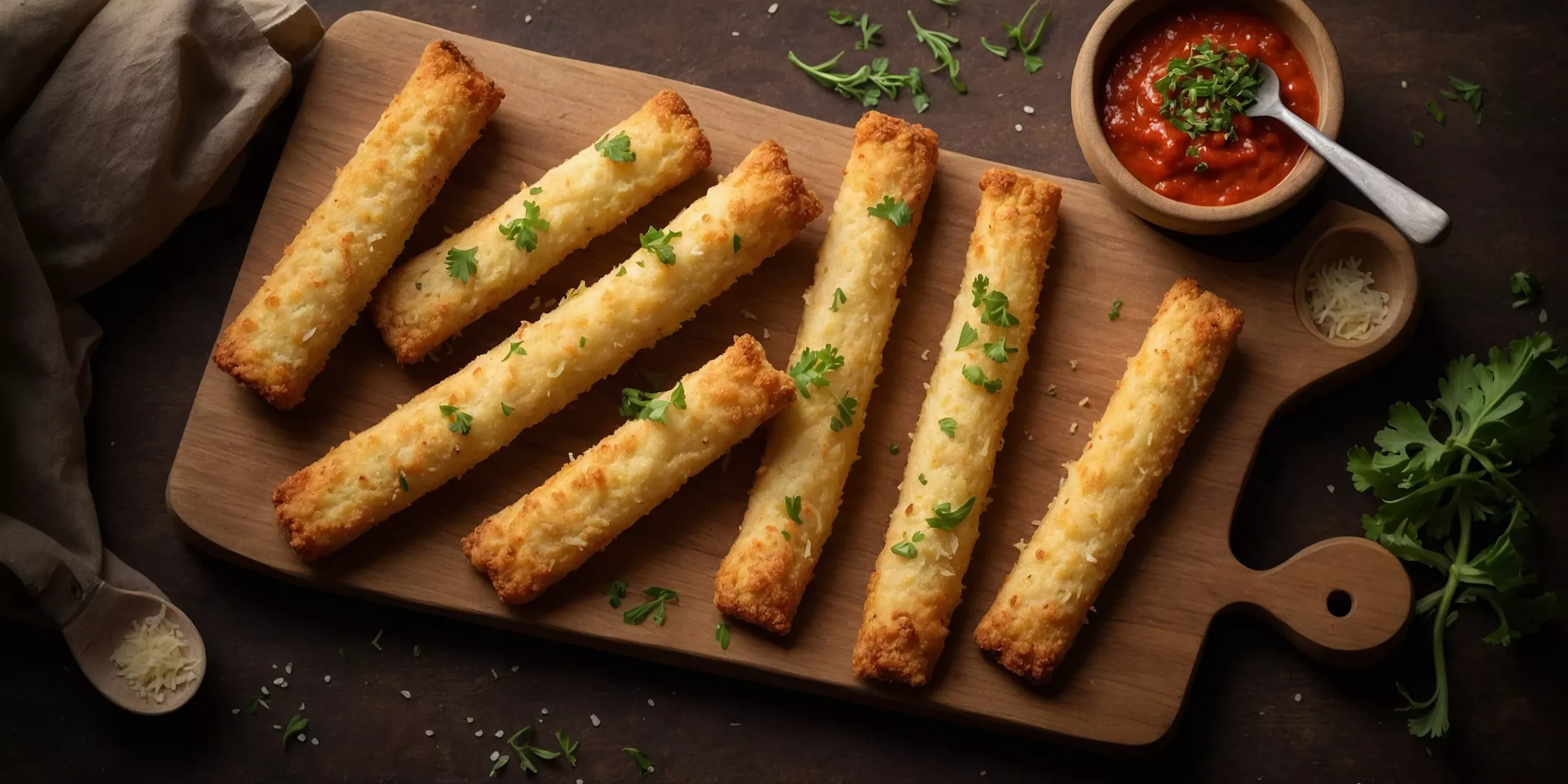 Low Carb Blumenkohl-Brotsticks