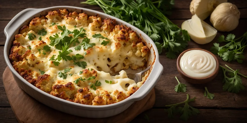 Low Carb Blumenkohlauflauf