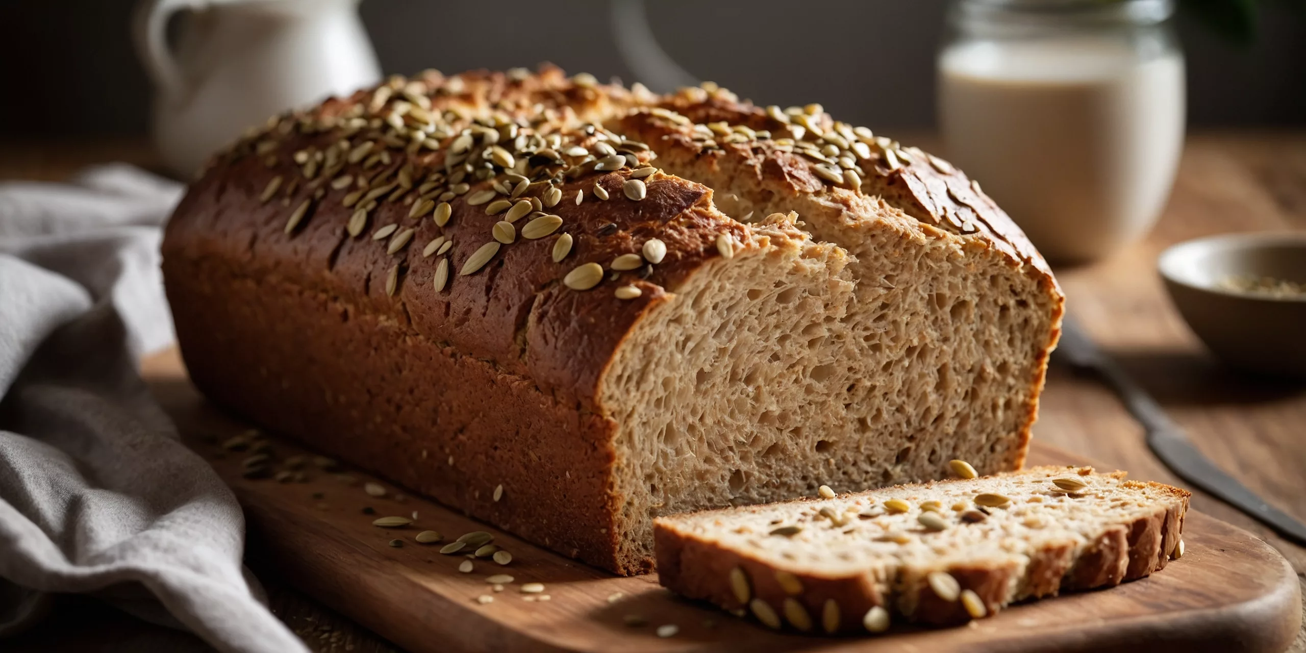 Low Carb Eiweißbrot mit Hüttenkäse