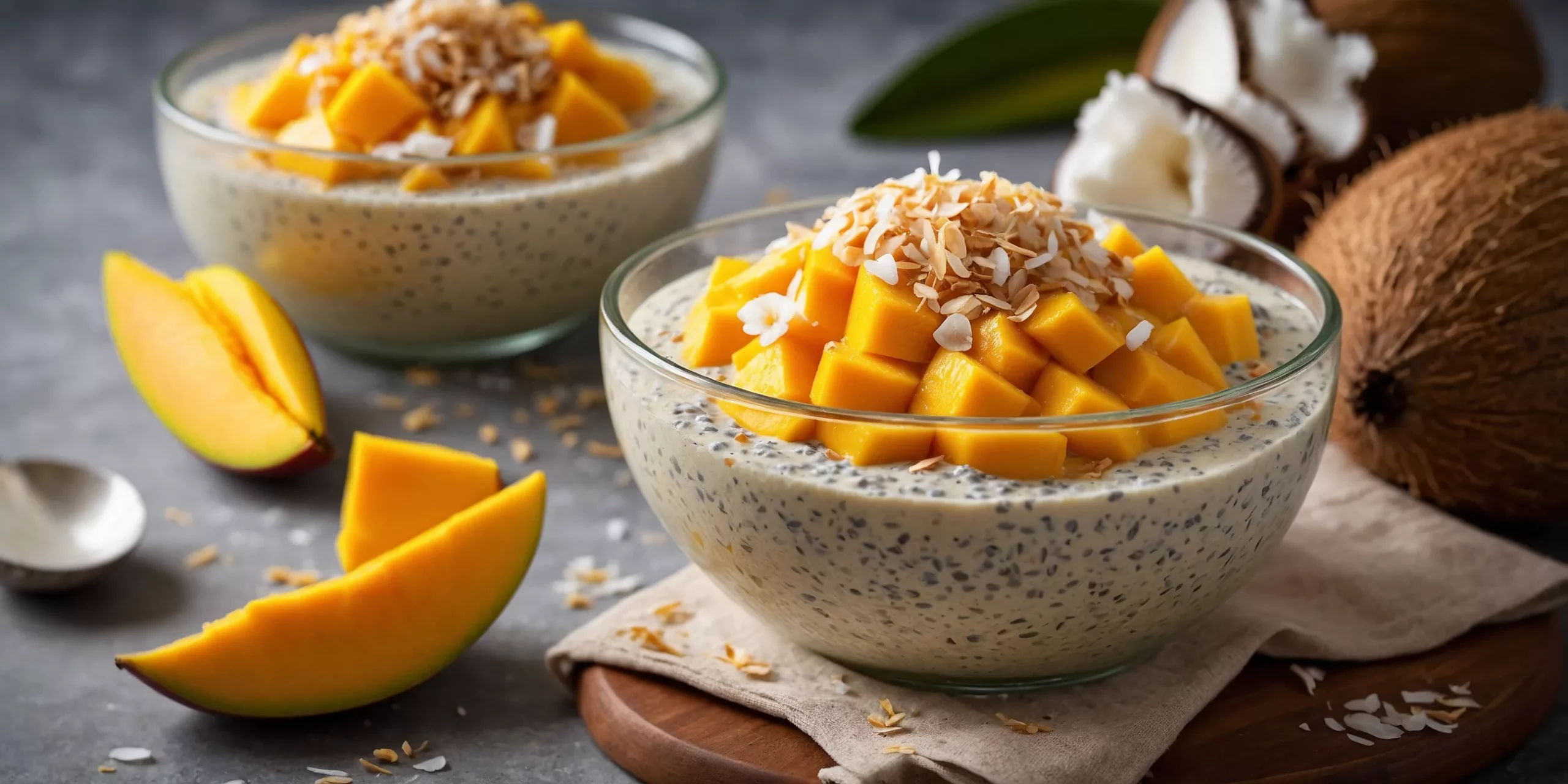 Mango-Kokos-Chia-Pudding – YummAi Mango-Kokos-Chia-Pudding – YummAi