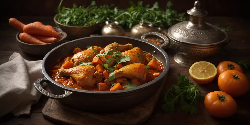 Marokkanische Hähnchen-Tajine