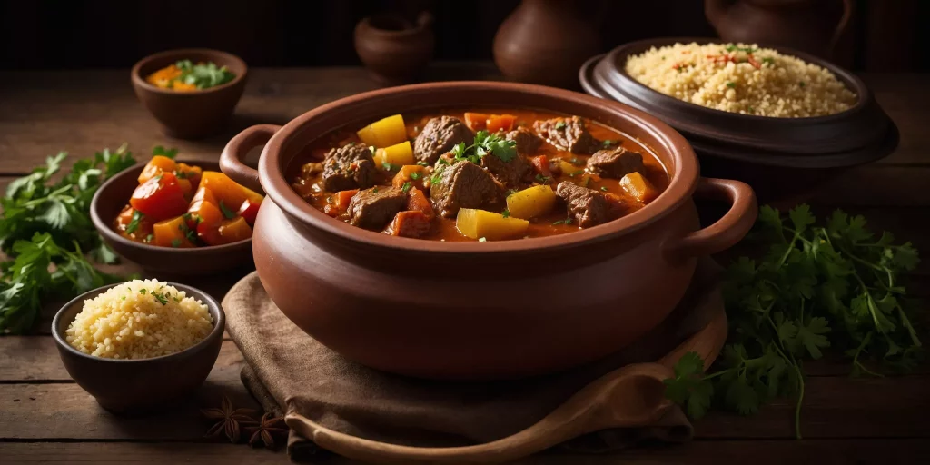 Marokkanische Tajine mit Lamm