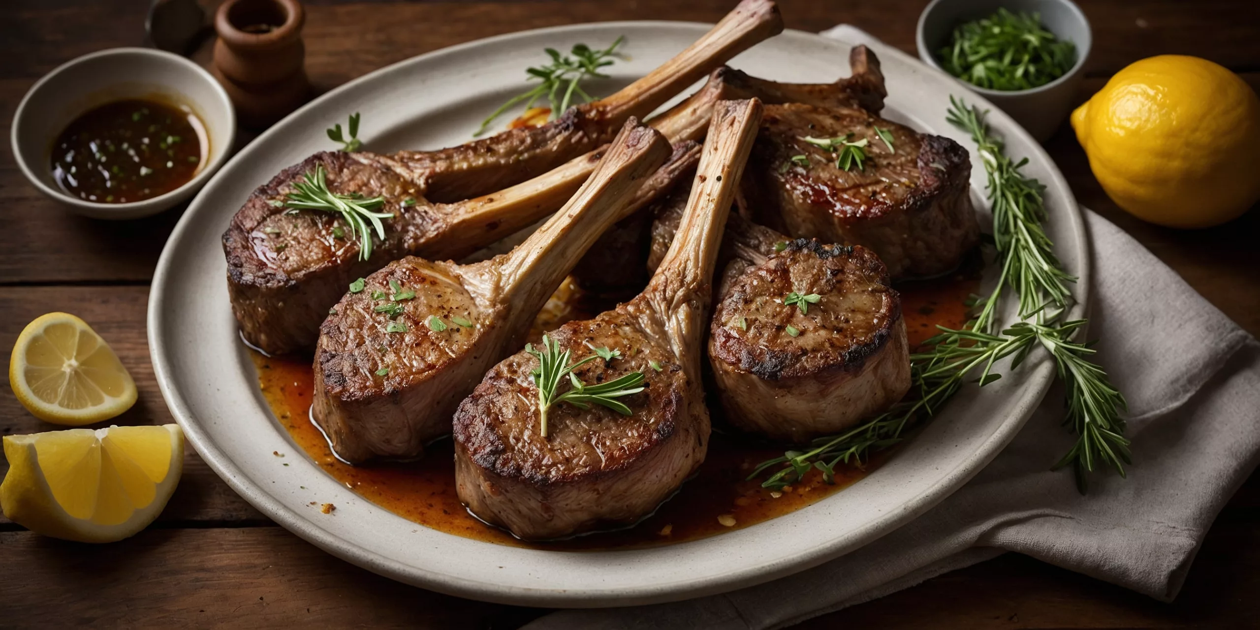 Mediterrane Lammkoteletts