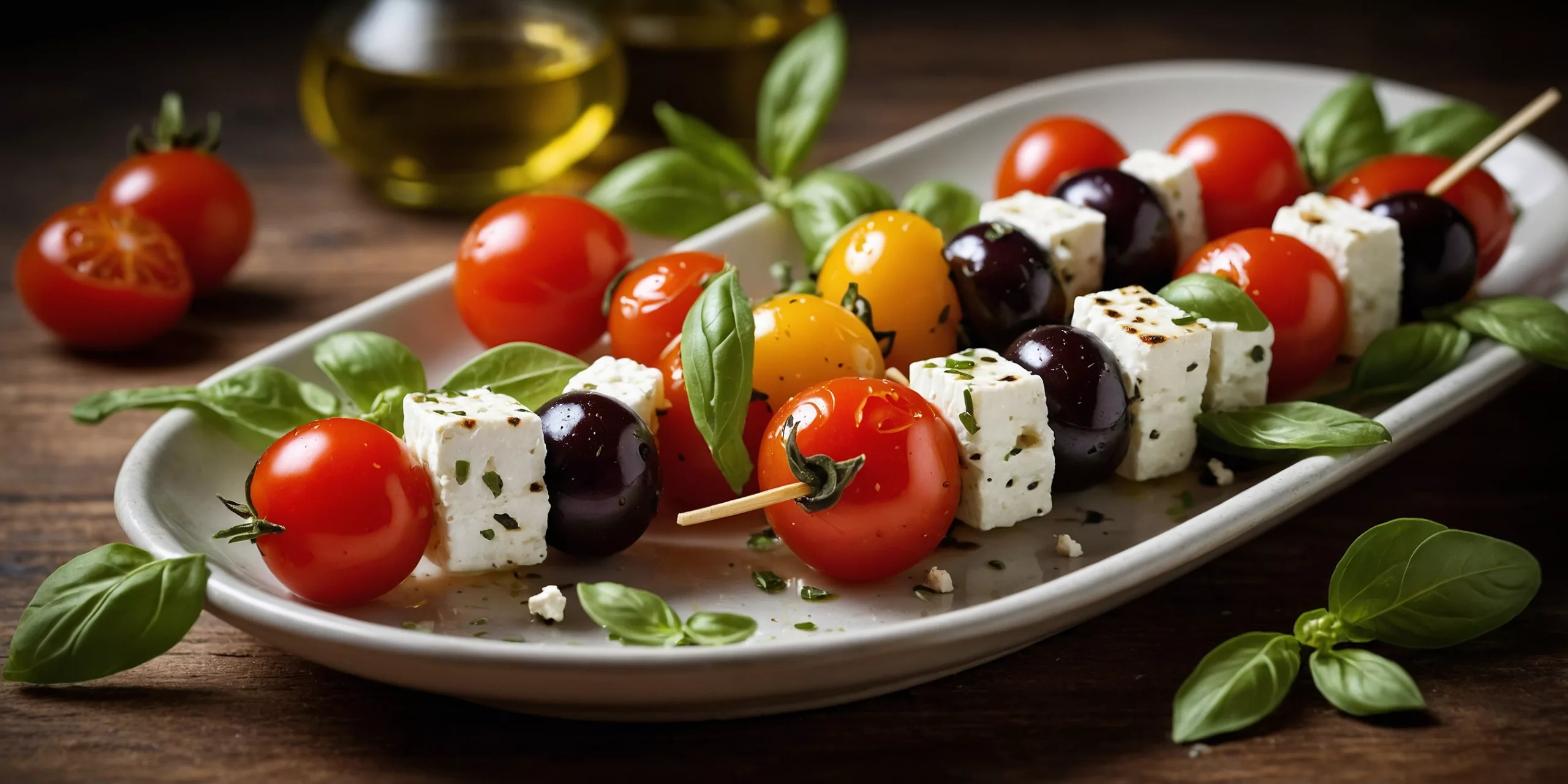 Mediterrane Oliven-Feta-Spießchen – YummAi