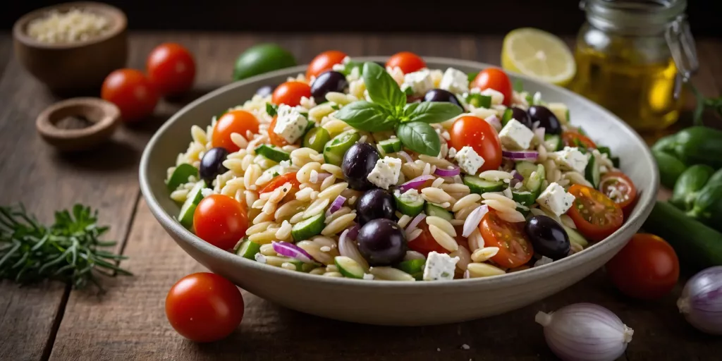 Mediterraner Orzo-Salat