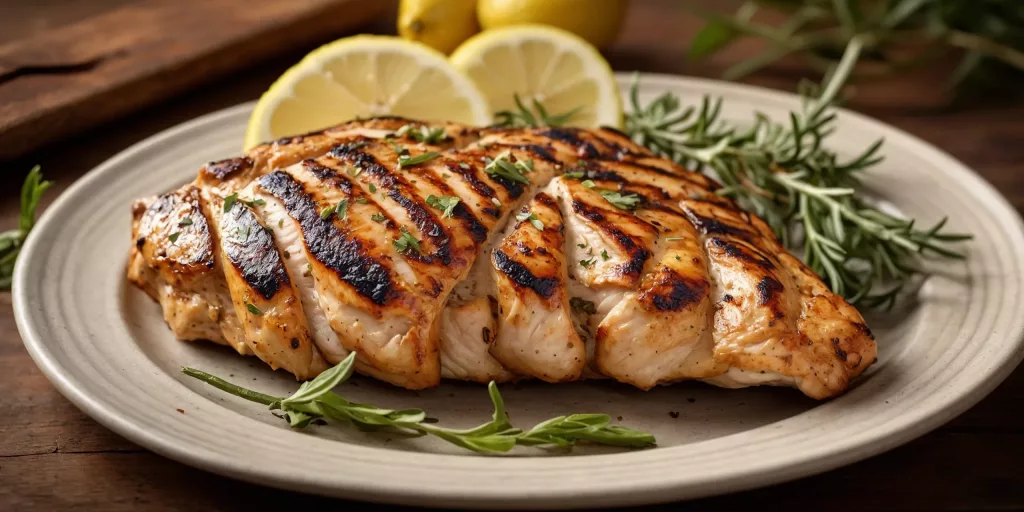 Mediterranes gegrilltes Hähnchen