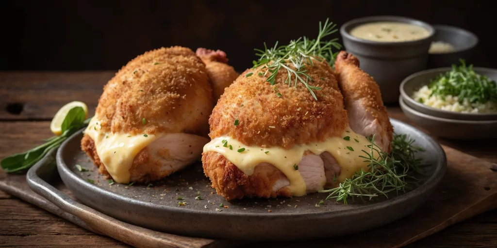 Ofen-Chicken Cordon Bleu