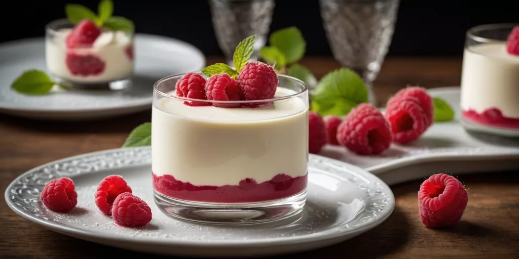 Panna Cotta mit Himbeersoße – YummAi