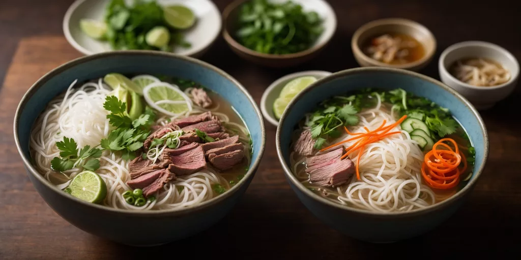 Pho Bo - Vietnamesische Rindfleischsuppe