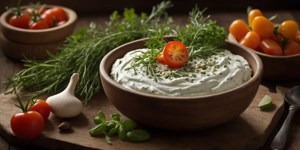 Proteinreicher Skyr-Kräuter-Dip – YummAi