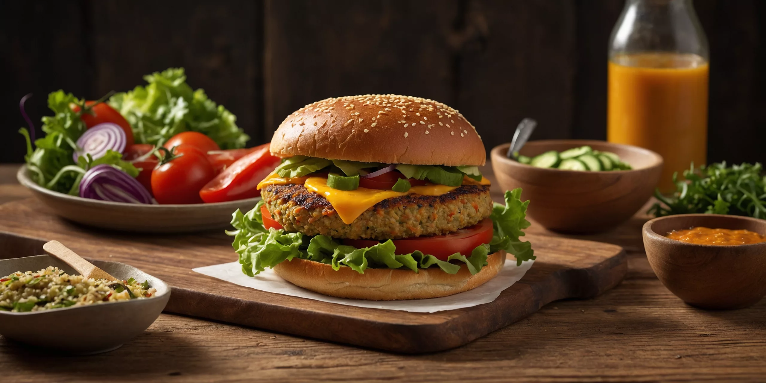 Quinoa-Gemüse-Burger