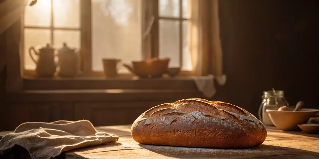 Roggenvollkornbrot mit Sauerteig