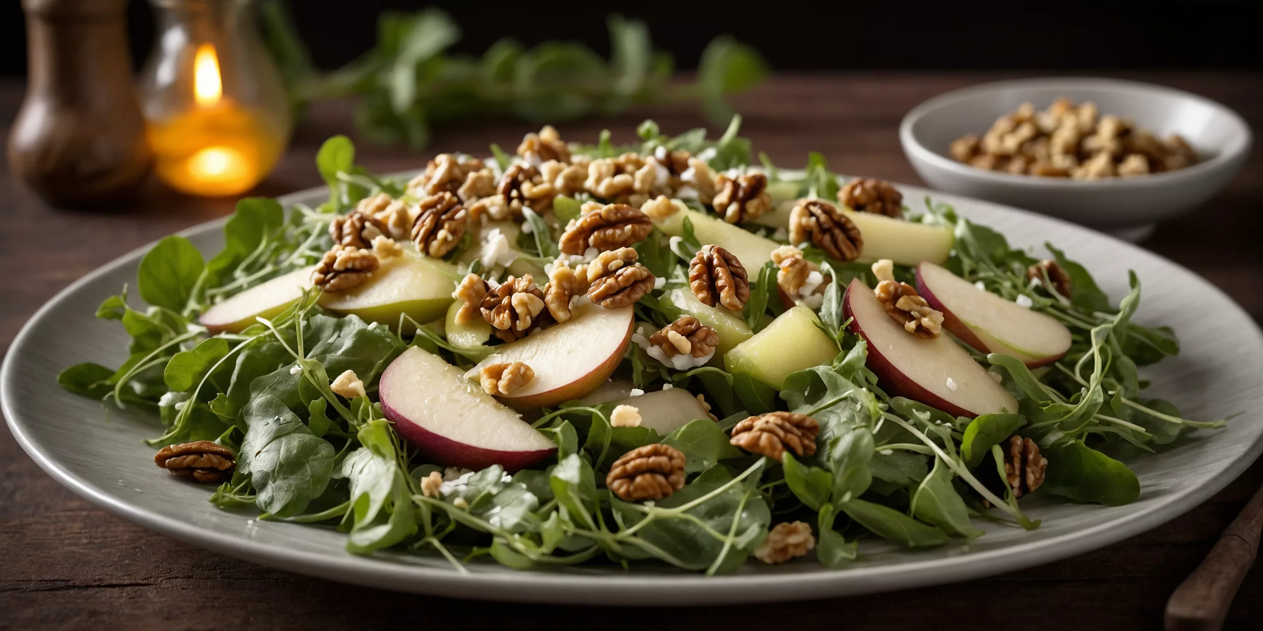 Rucola-Birnen-Salat mit Gorgonzola