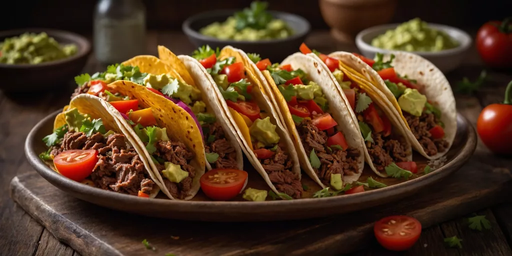 Saftige Rindfleisch Tacos