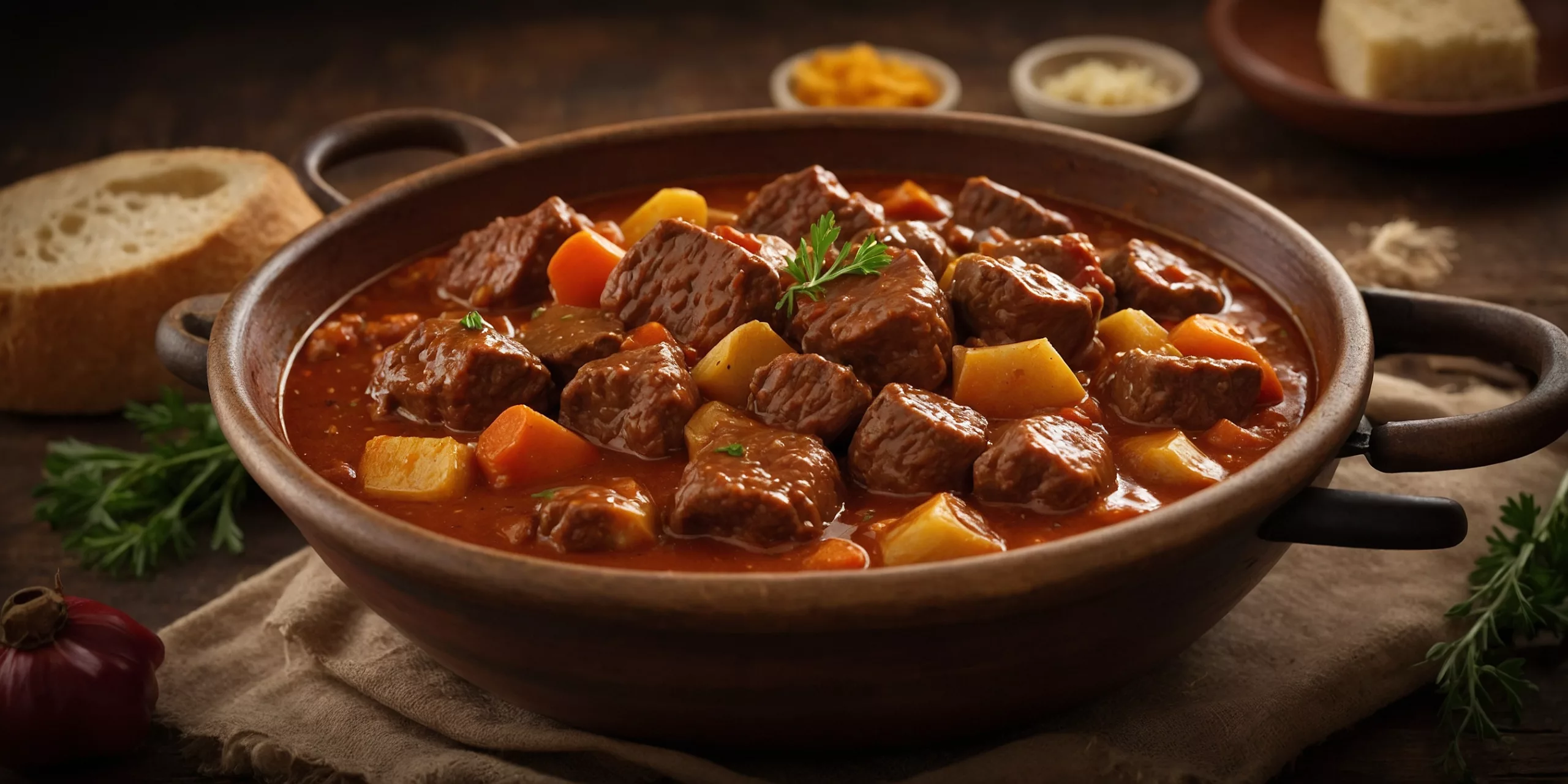 Sämiges Paprikagulasch vom Rind