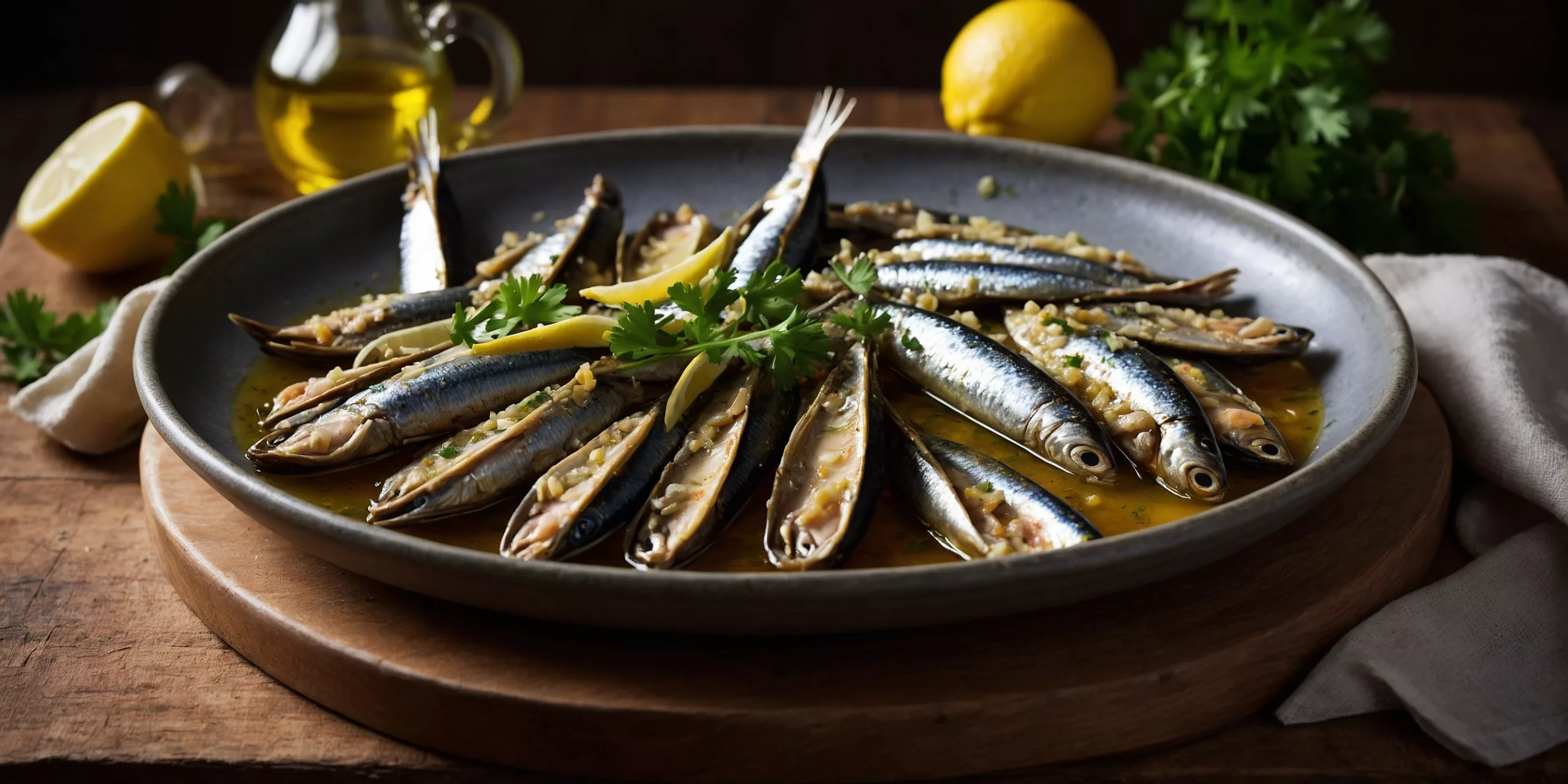 Sardinen in Knoblauchöl