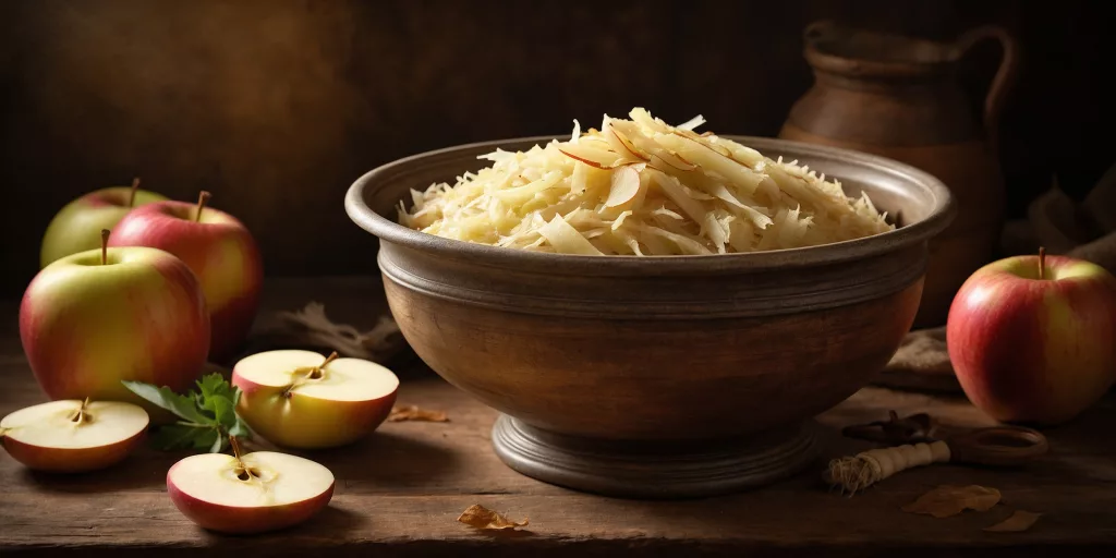 Sauerkraut mit Apfel