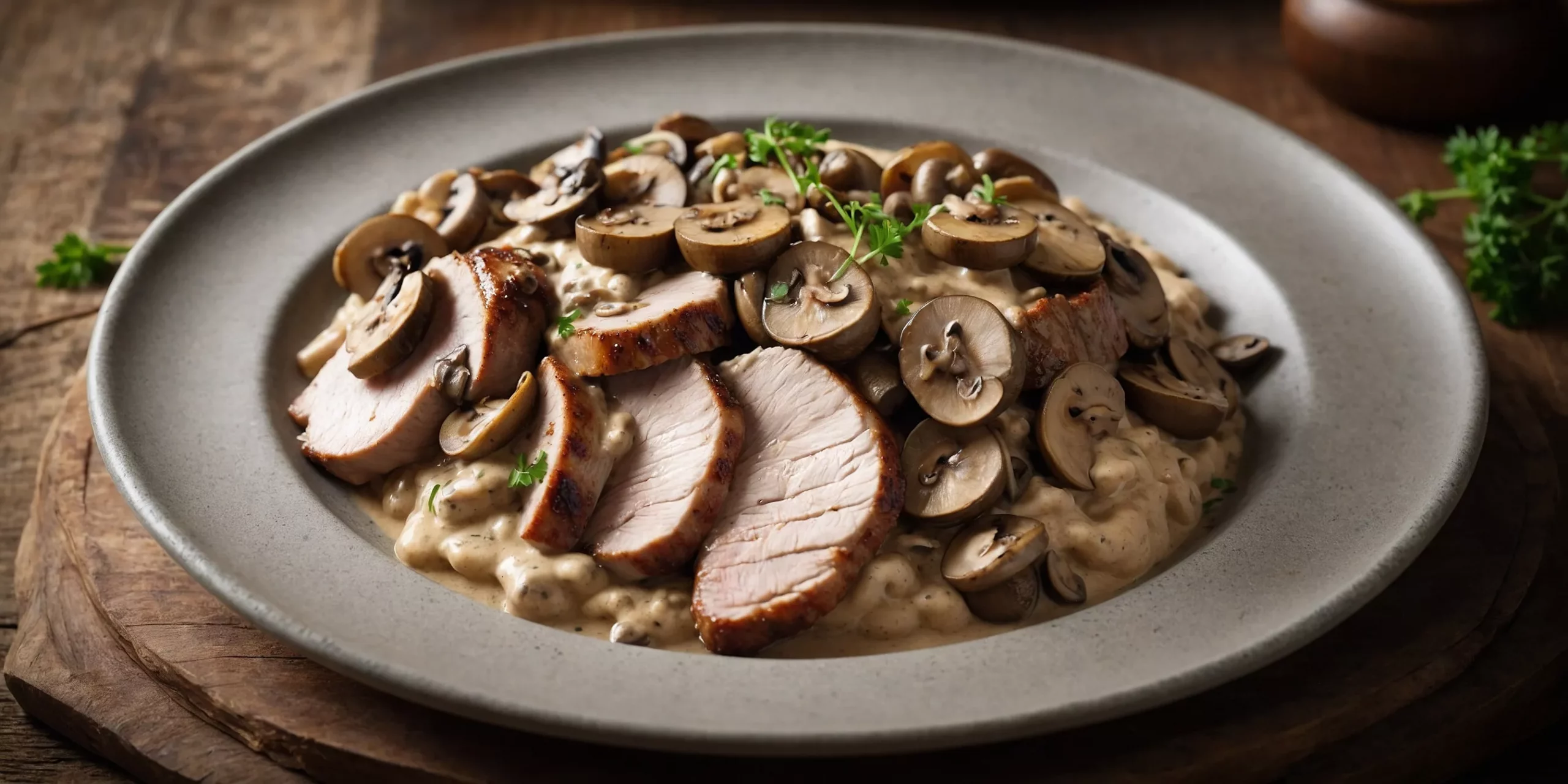 Schweinegeschnetzeltes mit Rahmchampignons