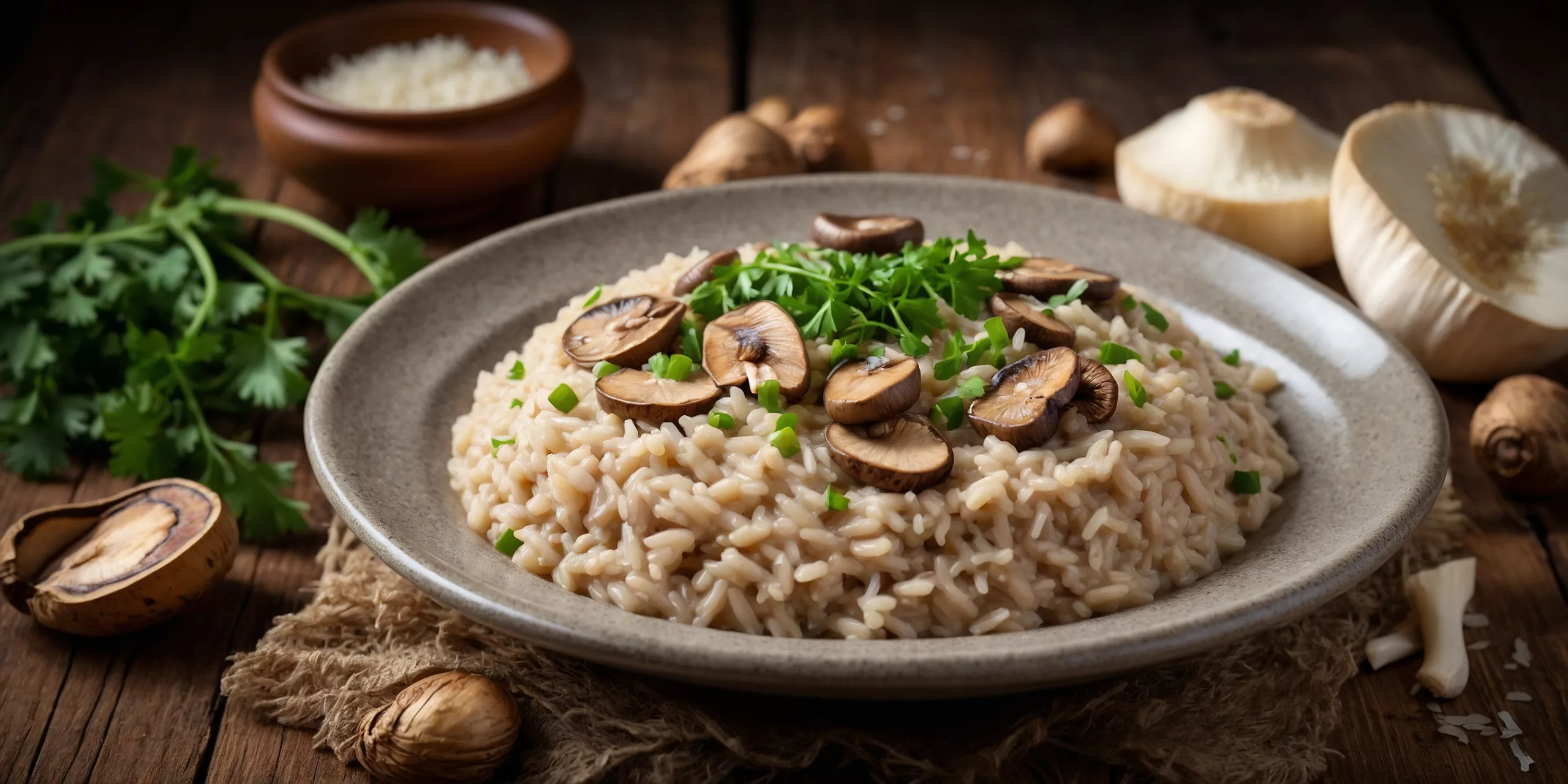 Shiitake-Pilzrisotto