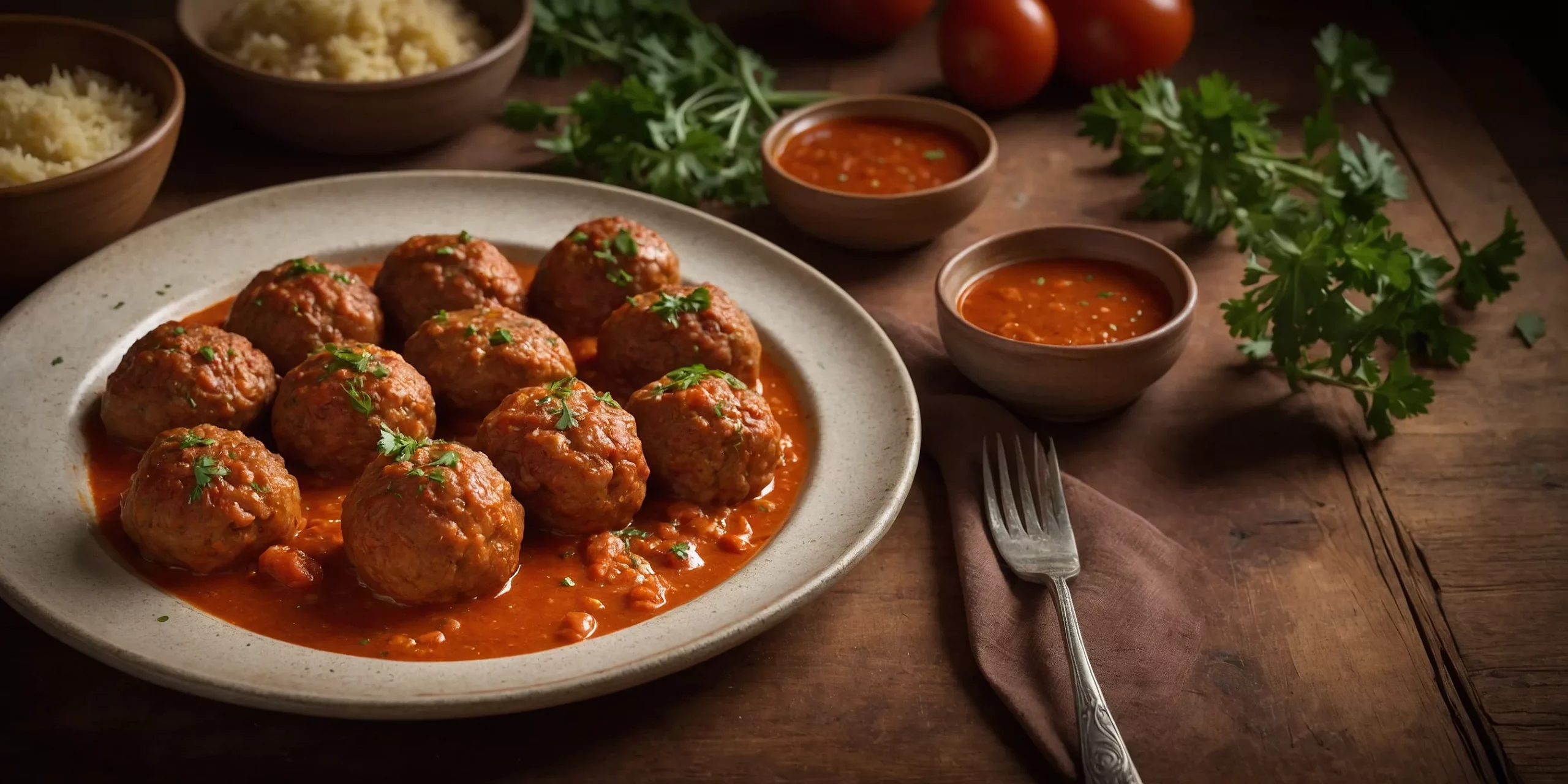 Spanische Albóndigas in Tomatensoße
