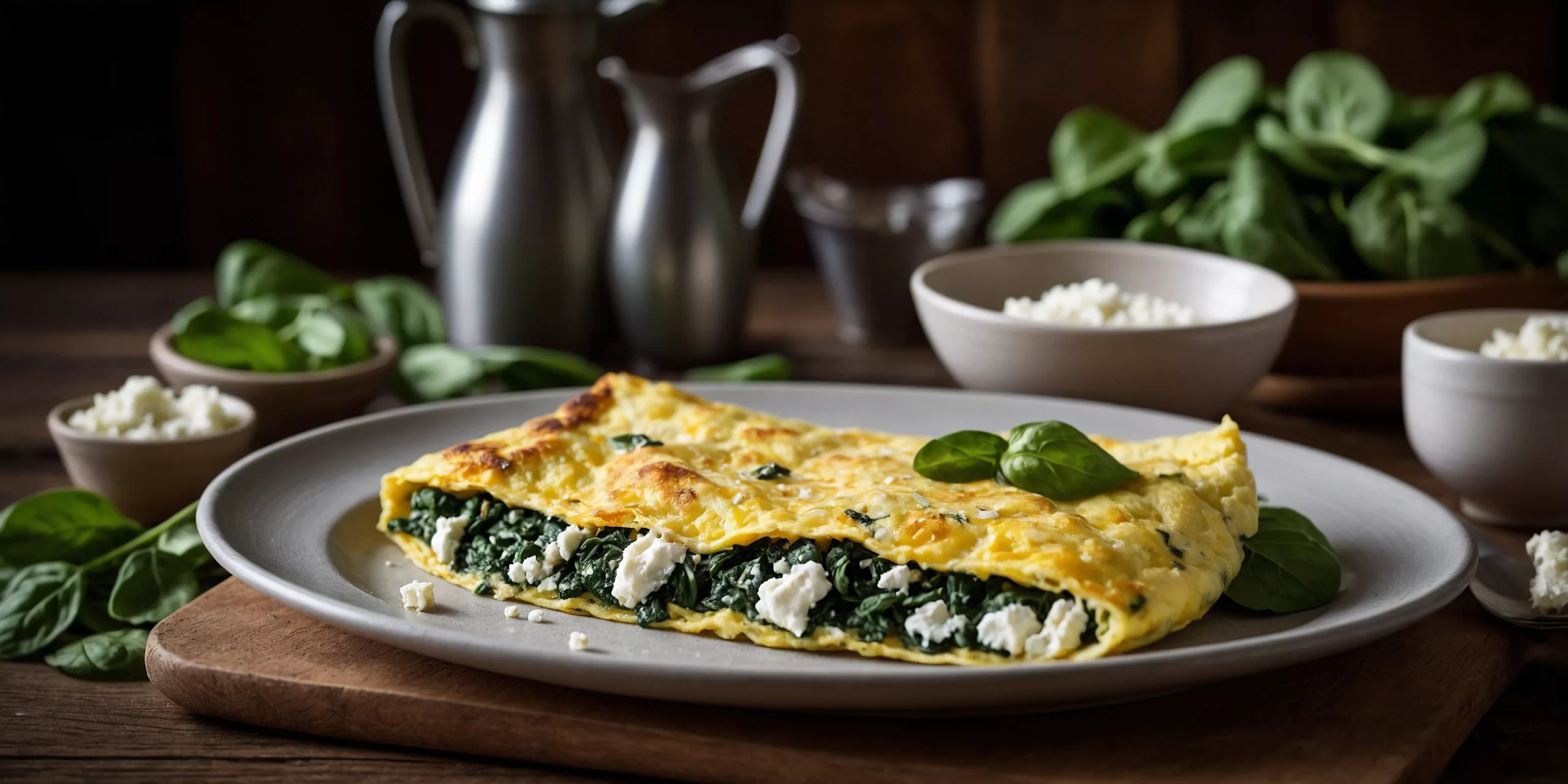 Spinat-Feta-Omelett – YummAi