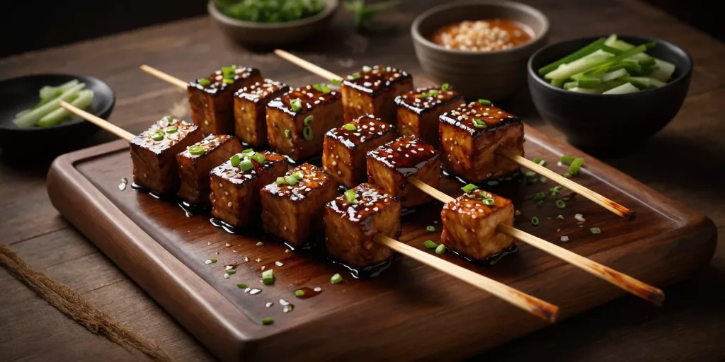 Teriyaki Tofu Spieße