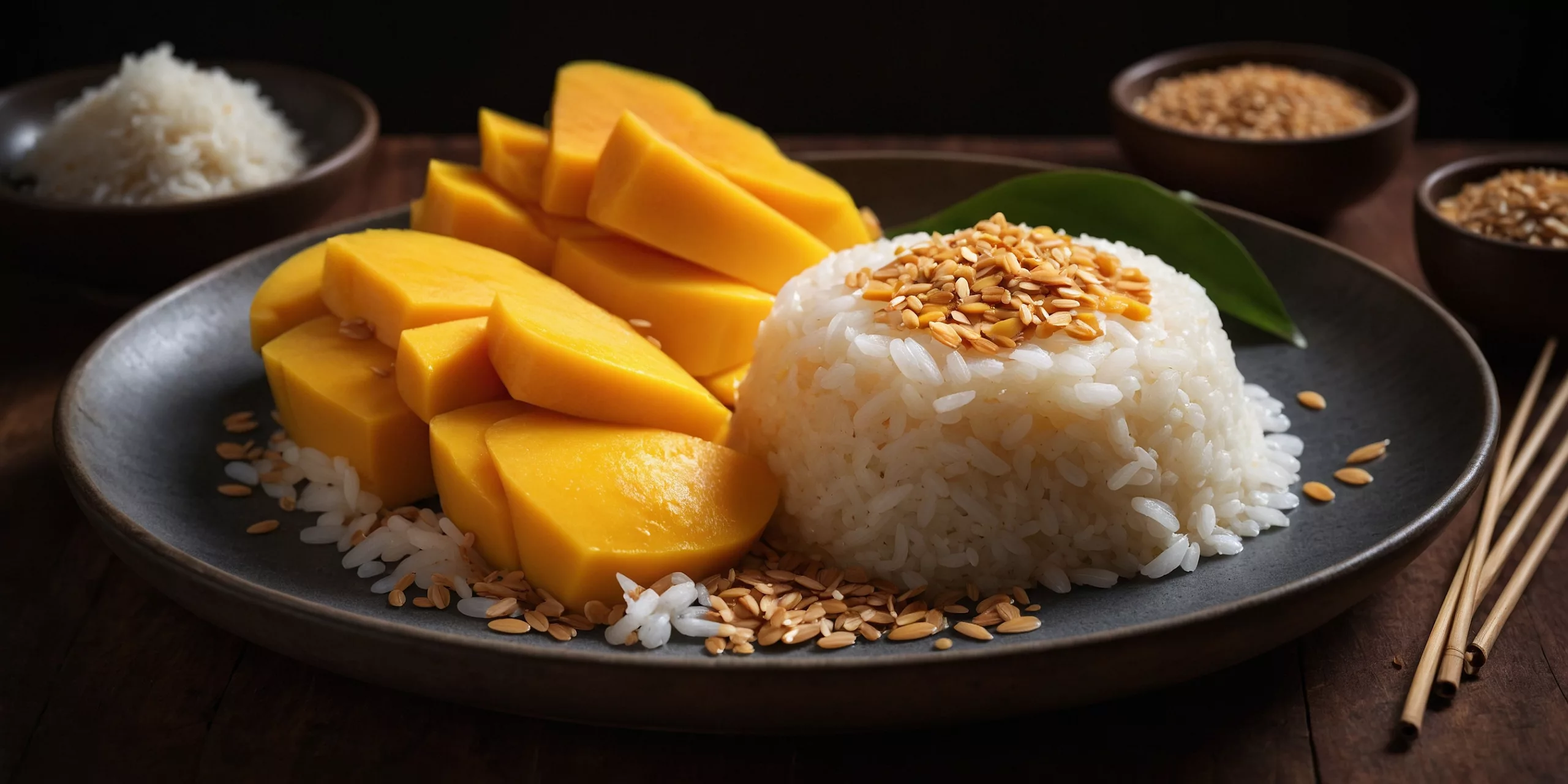Thailändischer Mango Sticky Rice