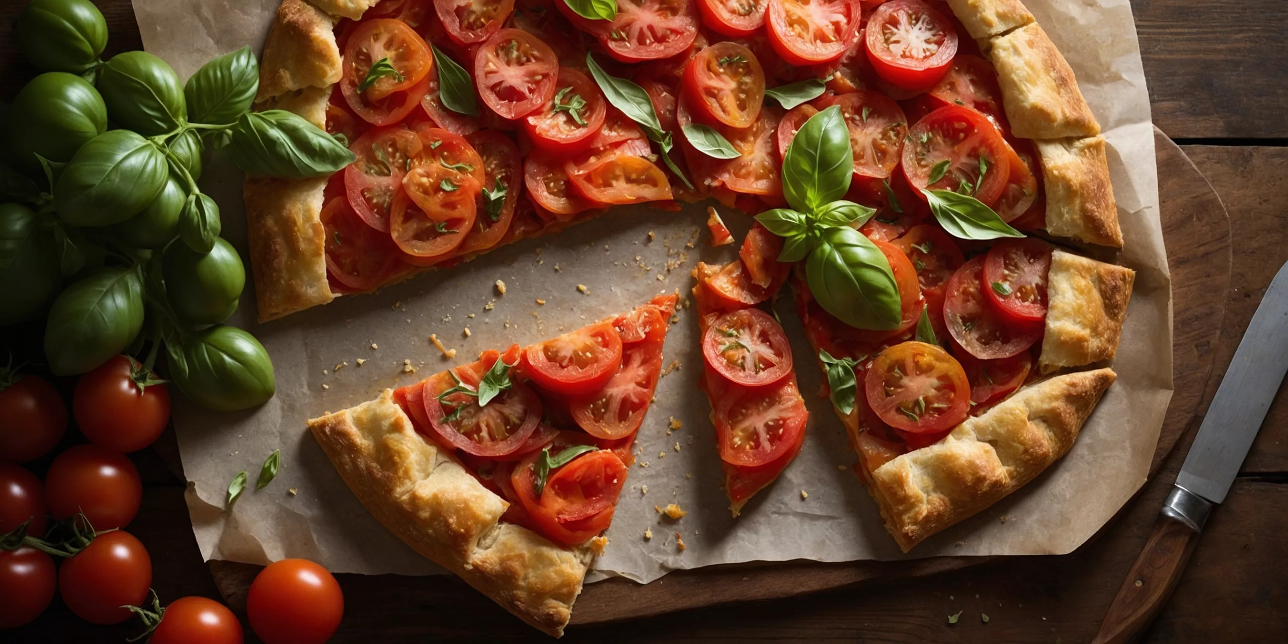 Tomaten-Basilikum-Galette