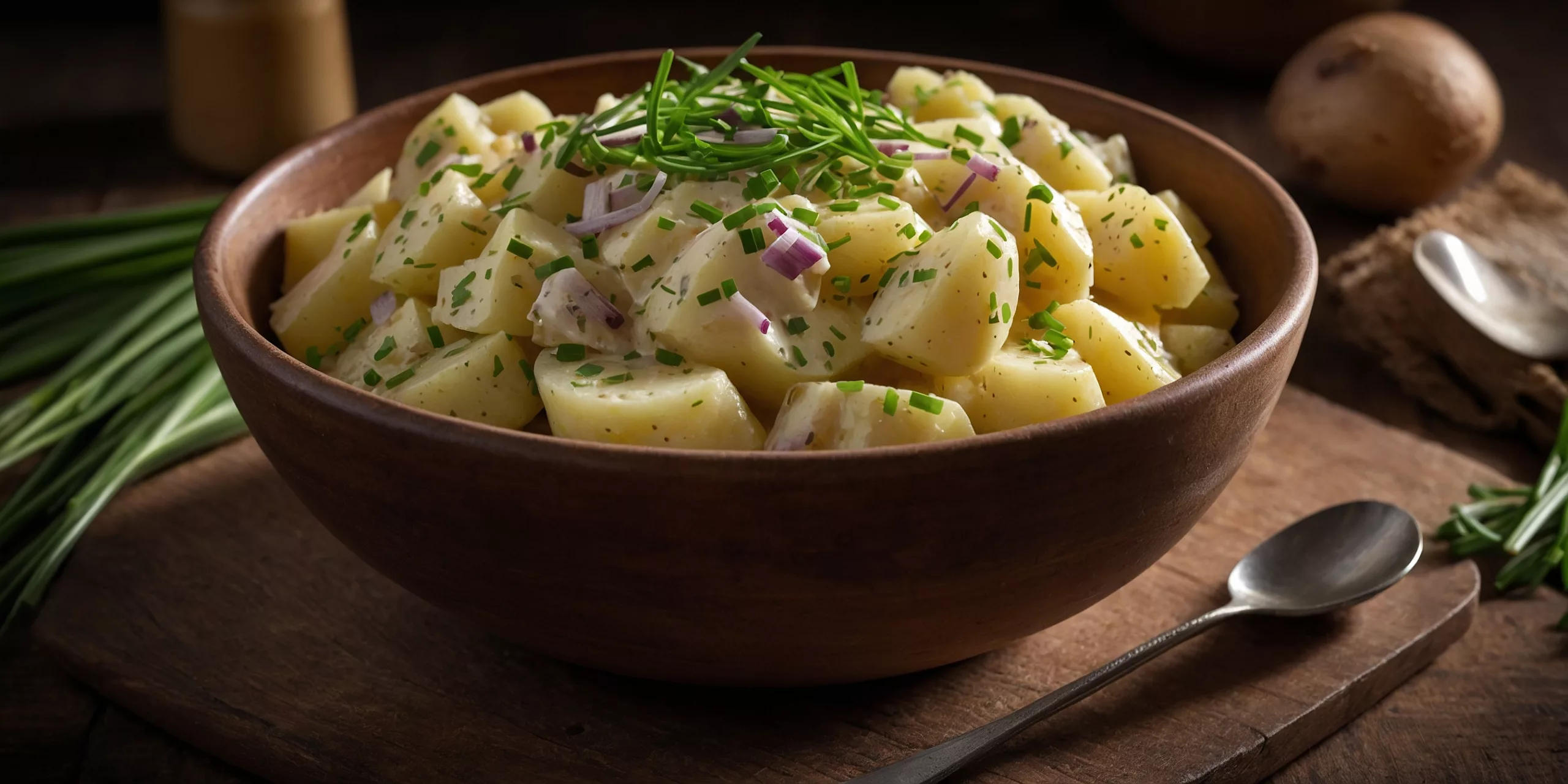 Traditioneller Kartoffelsalat