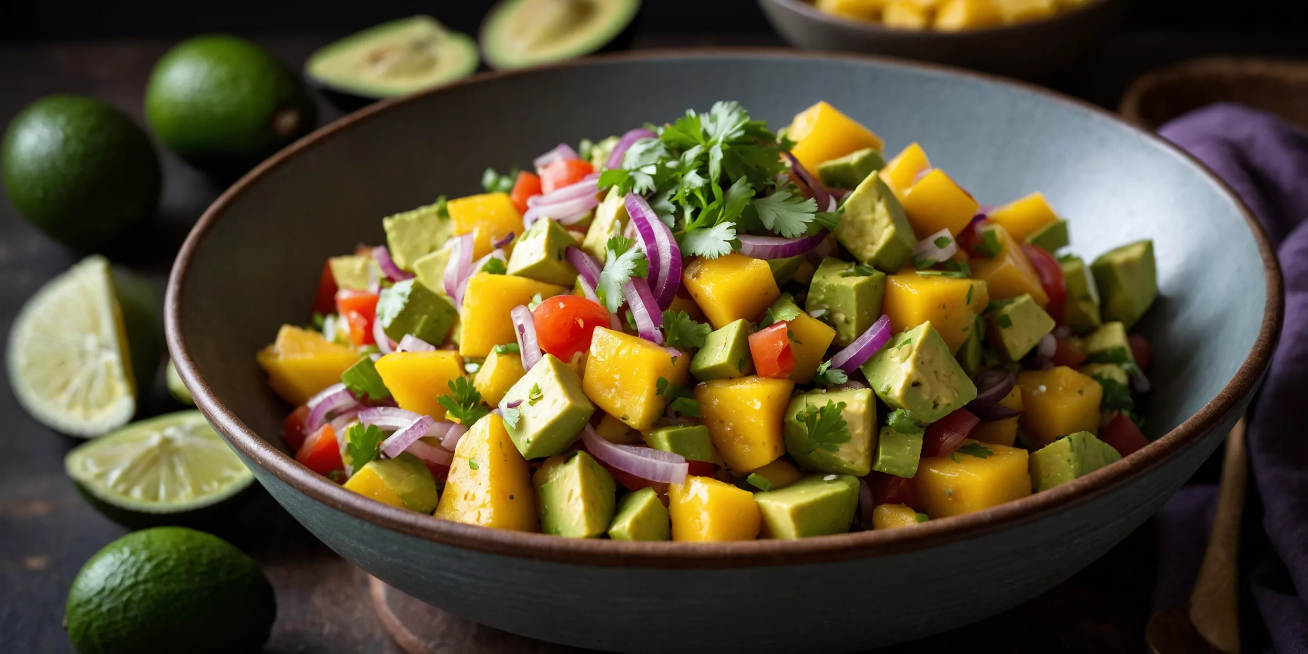 Vegane Avocado-Mango-Salsa