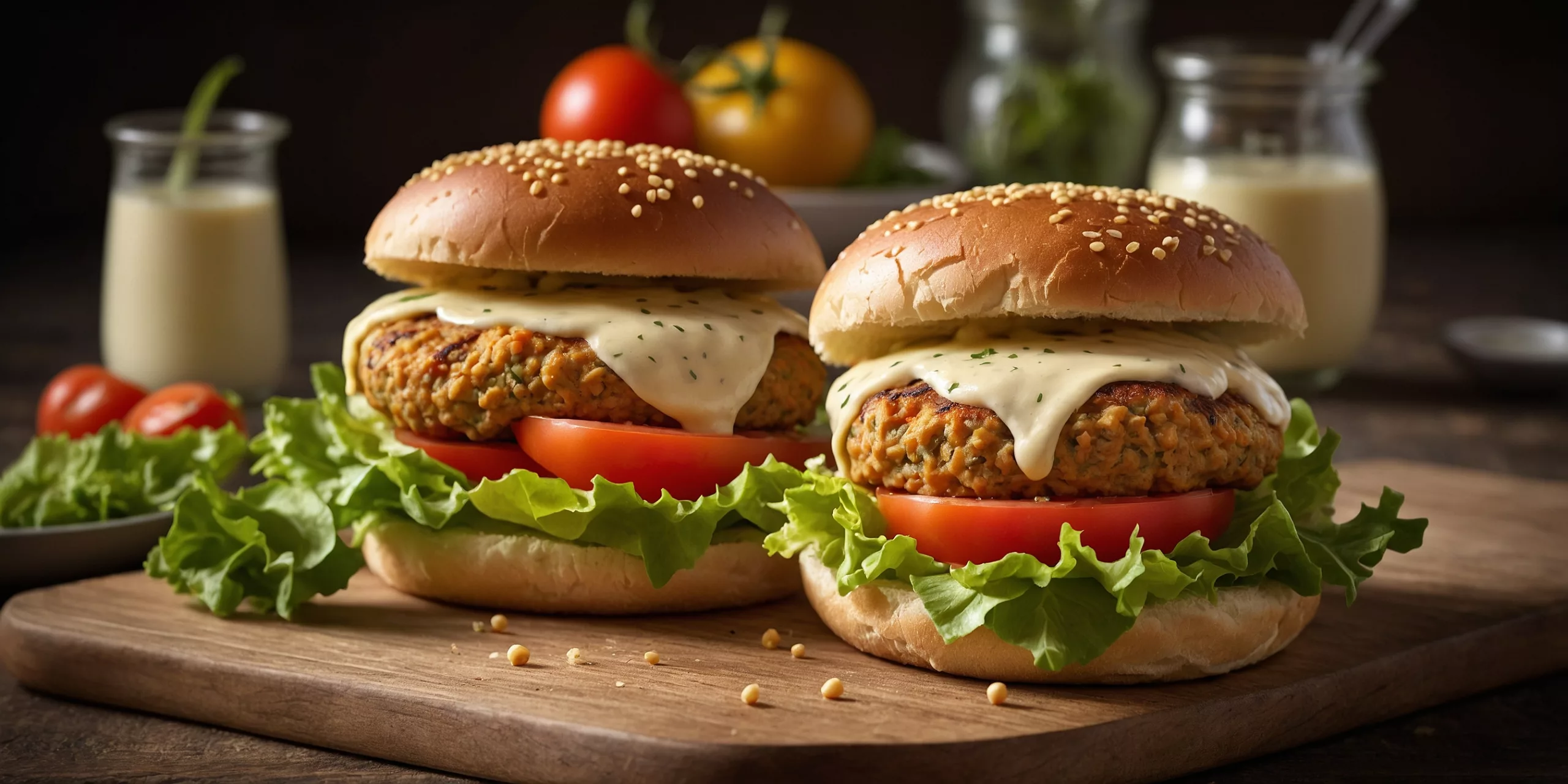 Vegane Kichererbsen-Burger